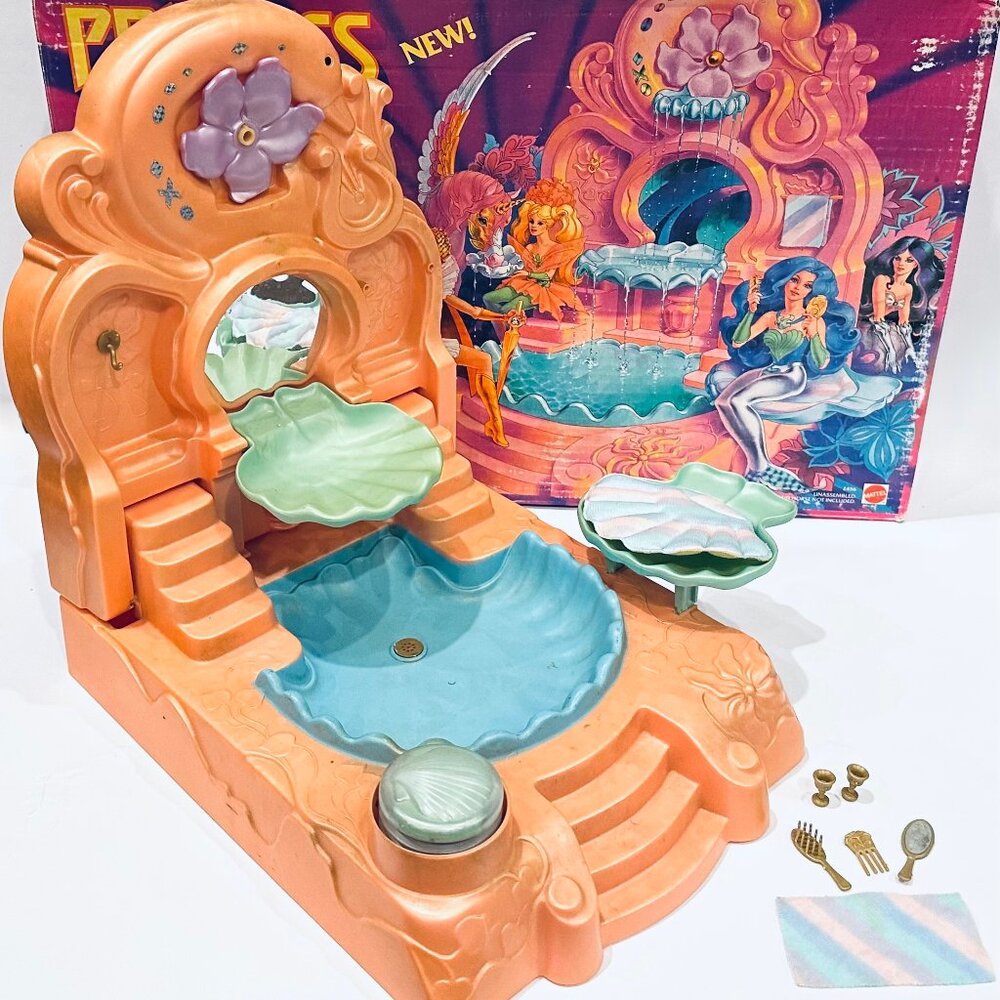 Vintage 1980s She-Ra Princess of Power Crystal Falls Playset for figures W/ Box